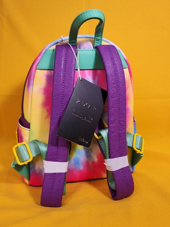 Loungefly Disney Pixar Cars Fillmore Tie-Dye Good Vibes Hippie Min Backpack NEW main image 10